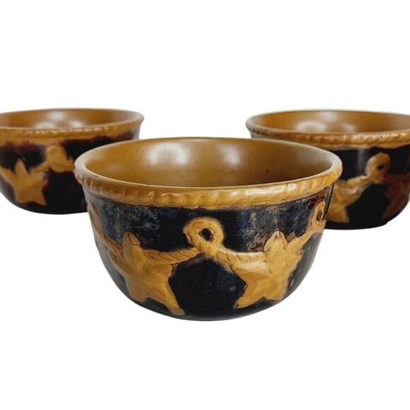Laredo Home Studio Southwestern Texas Style Stoneware Soup Chili 4 Ct. Bowls - Picture 8 of 13